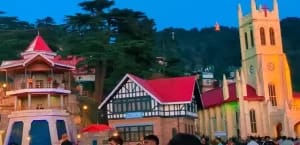 Shimla Mall road by tempo traveller